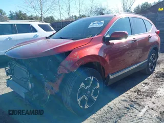 2017 Honda CR-V Touring with VIN 5J6RW2H95HL063877, listed as a IAAI auction lot 41982213 with 47,265 mi miles. Bid and sale history available at carsss.com. Image 2.