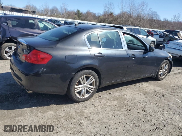 2013 Infiniti G37 x with VIN JN1CV6AR4DM753899, listed as a Copart auction lot 52351725 with Not Provided miles and Clean Title. Bid and sale history available at DreamBid. Image 3.