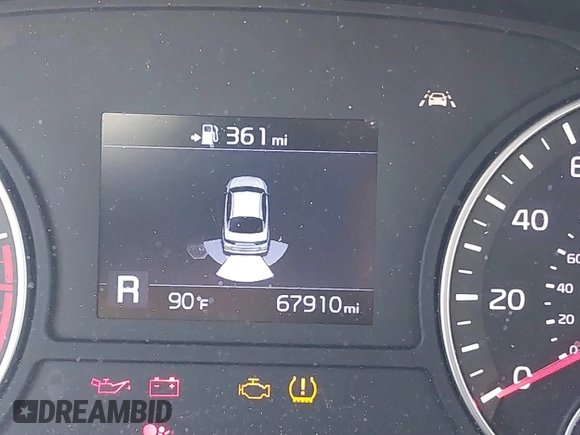 2019 Kia Optima LX with VIN 5XXGT4L34KG323567, listed as a IAAI auction lot 41770143 with 67,910 mi miles. Bid and sale history available at carsss.com. Image 15.
