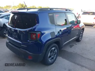 2017 Jeep Renegade Sport with VIN ZACCJAAB2HPE89099, listed as a IAAI auction lot 42329615 with 102,763 mi miles and . Bid and sale history available at DreamBid. Image 4.