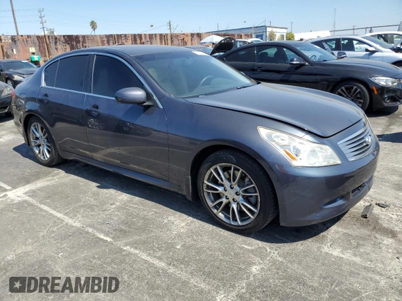 2007 Infiniti G35 Journey with VIN JNKBV61E37M717985, listed as a Copart auction lot 72653114 with 180,136 mi miles and Salvage Title. Bid and sale history available at DreamBid. Image 4.
