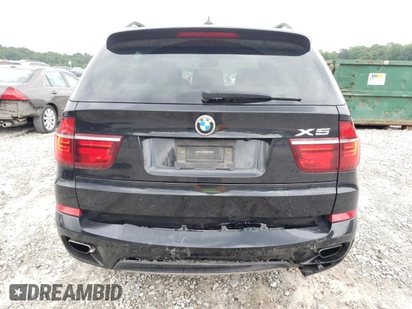 2011 BMW X5 50i with VIN 5UXZV8C52BL419028, listed as a Copart auction lot 59870505 with 126,666 mi miles and Salvage title. Bid and sale history available at DreamBid. Image 6.