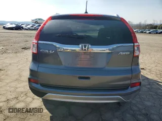 2015 Honda CR-V EX-L with VIN 2HKRM4H7XFH697788, listed as a Copart auction lot 46045635 with 106,072 mi miles and Salvage Title. Bid and sale history available at DreamBid. Image 6.