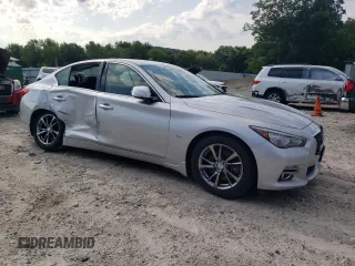 2017 Infiniti Q50 3.0t Sport with VIN JN1EV7AR9HM838872, listed as a Copart auction lot 62666234 with 87,657 mi miles and Non Repairable. Bid and sale history available at carsss.com. Image 4.