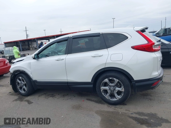 2019 Honda CR-V EX with VIN 5J6RW1H57KA005876, listed as a IAAI auction lot 41591854 with 110,960 mi miles. Bid and sale history available at carsss.com. Image 14.