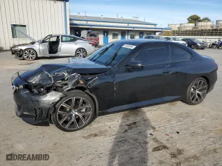 2024 BMW 2 Series 230i with VIN 3MW23CM09R8E24966, listed as a Copart auction lot 84960984 with 3,892 mi miles and Salvage Title. Bid and sale history available at carsss.com. Image 1.