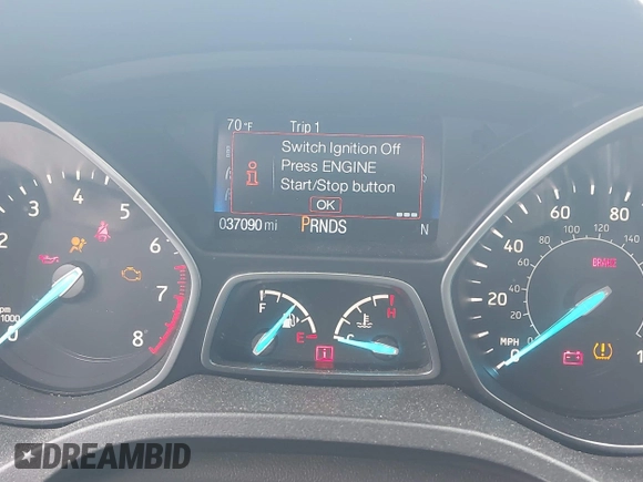 2019 Ford Escape SE z VIN 1FMCU9GD8KUA73154, wystawiony jako IAAI lot #42258644 z przebiegiem 37 090 mil mil oraz . Historia ofert i sprzedaży dostępna na DreamBid. Obrazek 7.