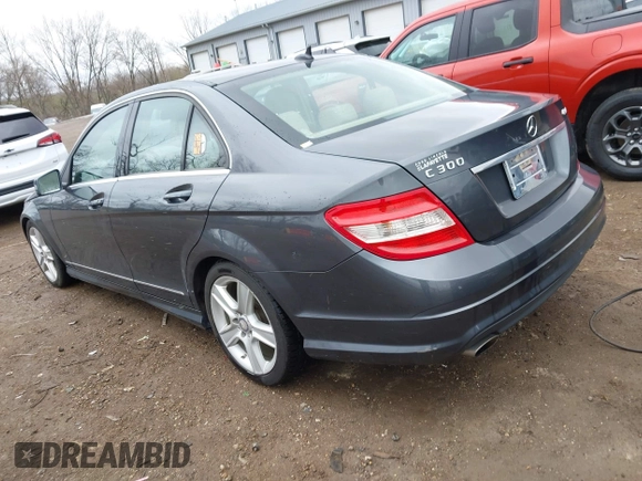 2010 Mercedes-Benz C-Class C 300 Sport with VIN WDDGF8BB6AF521187, listed as a IAAI auction lot 41820504 with 119,494 mi miles. Bid and sale history available at carsss.com. Image 3.