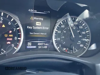 2018 Infiniti Q50 Luxe with VIN JN1EV7APXJM357078, listed as a IAAI auction lot 42316830 with 48,071 mi miles and . Bid and sale history available at DreamBid. Image 7.