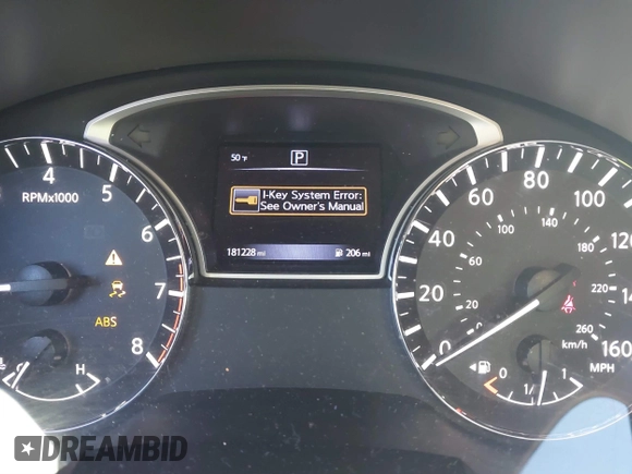 2016 Nissan Altima SV with VIN 1N4AL3AP1GC247499, listed as a IAAI auction lot 41826144 with 181,228 mi miles and . Bid and sale history available at DreamBid. Image 7.