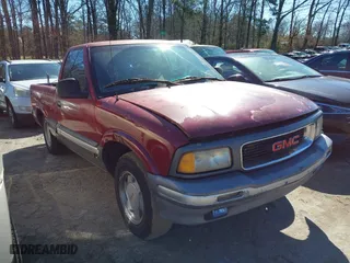 1994 GMC Sonoma SLS with VIN 1GTCS14W5RK505593, listed as a IAAI auction lot 41746602 with 195,456 mi miles. Bid and sale history available at carsss.com. Image 1.