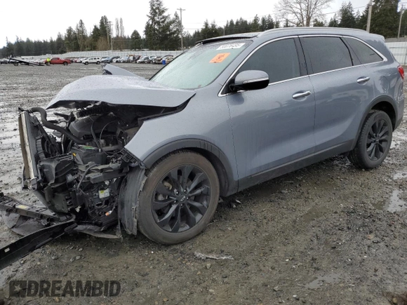 2020 Kia Sorento EX V6 with VIN 5XYPH4A5XLG702639, listed as a Copart auction lot 50076495 with 0 mi miles and Salvage Title. Bid and sale history available at carsss.com. Image 1.