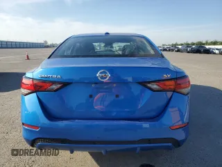 2022 Nissan Sentra SV with VIN 3N1AB8CV0NY241934, listed as a Copart auction lot 53004095 with 48,276 mi miles and Non Repairable. Bid and sale history available at carsss.com. Image 6.