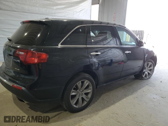 2012 Acura MDX Advance with VIN 2HNYD2H63CH515080, listed as a Copart auction lot 55577095 with 84,798 mi miles and Salvage title. Bid and sale history available at DreamBid. Image 3.