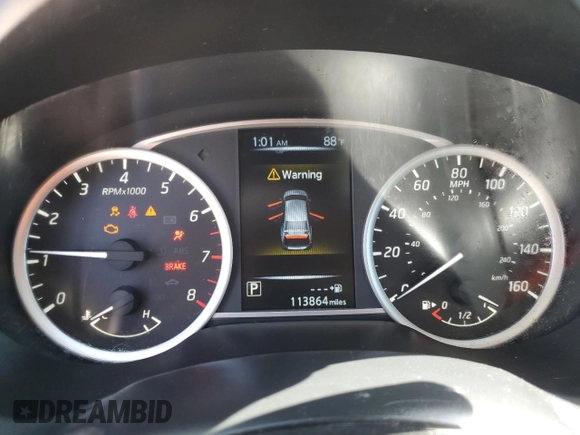 2017 Nissan Sentra SV with VIN 3N1AB7APXHL681448, listed as a Copart auction lot 52738975 with 113,864 mi miles and Salvage Title. Bid and sale history available at DreamBid. Image 9.