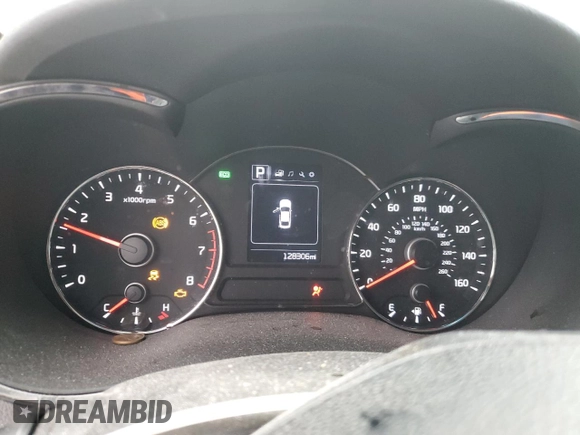 2018 Kia Forte LX with VIN 3KPFL4A72JE174343, listed as a Copart auction lot 82365594 with 128,306 mi miles and Salvage Title. Bid and sale history available at carsss.com. Image 9.