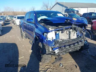 2023 Toyota Tacoma 4WD SR with VIN 3TMCZ5AN9PM559919, listed as a IAAI auction lot 41855044 with 46,153 mi miles. Bid and sale history available at carsss.com. Image 1.