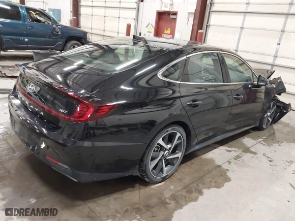 2022 Hyundai Sonata SEL Plus with VIN 5NPEJ4J27NH133844, listed as a IAAI auction lot 41006791 with 53,313 mi miles. Bid and sale history available at carsss.com. Image 4.