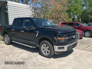 2024 Ford F-150 XLT with VIN 1FTFW3LD3RFA25851, listed as a Copart auction lot 53828565 with 32,477 mi miles and Clean Title. Bid and sale history available at carsss.com. Image 1.