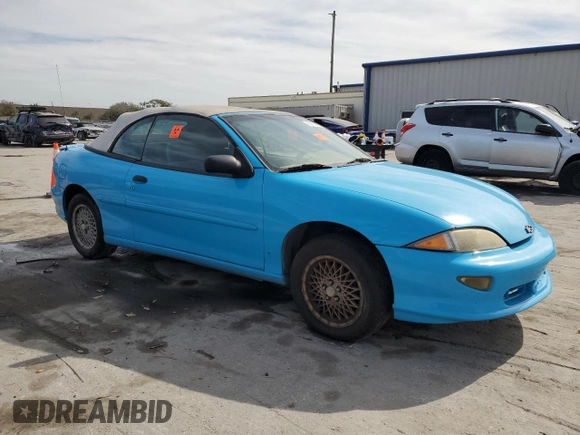 1999 Chevrolet Cavalier Z24 with VIN 4G1JF32TXXB900180, listed as a Copart auction lot 89165605 with 144,744 mi miles and Salvage Title. Bid and sale history available at carsss.com. Image 4.