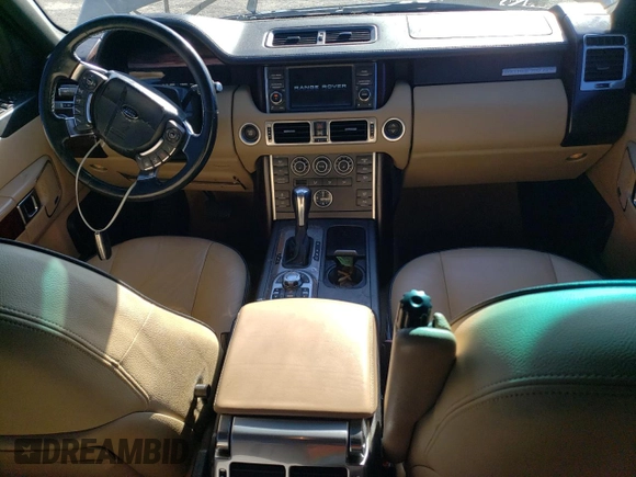 2011 Land Rover Range Rover HSE with VIN SALME1D40BA358243, listed as a Copart auction lot 46345975 with 185,095 mi miles and Salvage title. Bid and sale history available at DreamBid. Image 8.