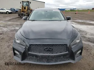 2016 Infiniti Q50 Red Sport 400 with VIN JN1FV7AR2GM450725, listed as a Copart auction lot 57329165 with 174,377 mi miles and Clean title. Bid and sale history available at DreamBid. Image 5.