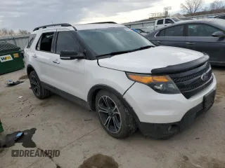 2014 Ford Explorer Sport with VIN 1FM5K8GT9EGC57859, listed as a Copart auction lot 50327755 with 241,925 mi miles and Salvage title. Bid and sale history available at DreamBid. Image 4.
