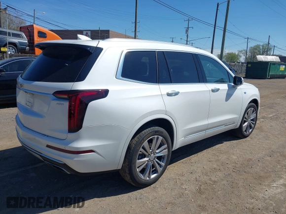 2023 Cadillac XT6 AWD Premium Luxury z VIN 1GYKPDRS4PZ182799, wystawiony jako IAAI lot #42161097 z przebiegiem 22 776 mil mil oraz . Historia ofert i sprzedaży dostępna na DreamBid. Obrazek 4.