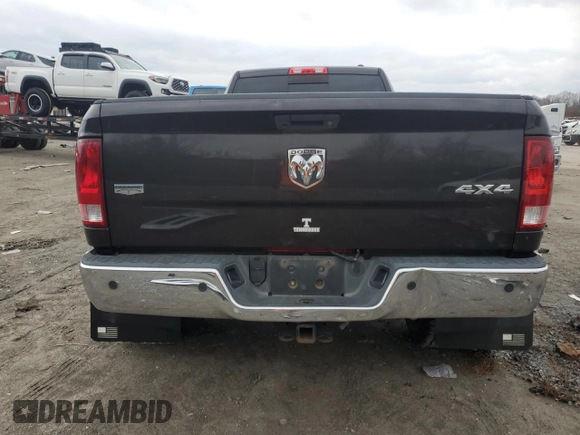 2010 Dodge 3500 Laramie z VIN 3D73Y4CLXAG172722, wystawiony jako Copart lot #85875144 z przebiegiem Nie podano mil oraz Szkoda całkowita • Salvage title. Historia ofert i sprzedaży dostępna na DreamBid. Obrazek 6.