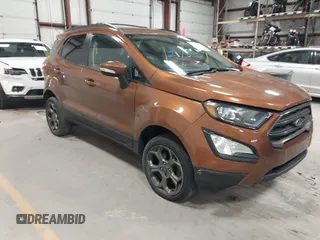2018 Ford EcoSport SES with VIN MAJ6P1CL2JC170304, listed as a IAAI auction lot 40954855 with 112,012 mi miles and . Bid and sale history available at DreamBid. Image 1.