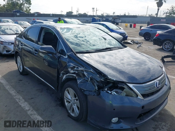 2010 Lexus HS 250h with VIN JTHBB1BAXA2008139, listed as a IAAI auction lot 41695056 with 129,505 mi miles. Bid and sale history available at carsss.com. Image 6.