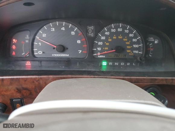 2000 Toyota 4Runner Limited with VIN JT3HN87R7Y9039882, listed as a Copart auction lot 44627725 with 282,114 mi miles and Salvage Title. Bid and sale history available at carsss.com. Image 9.