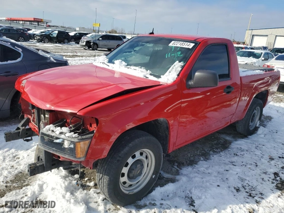 2012 Chevrolet Colorado Work Truck with VIN 1GCCSBFE9C8120116, listed as a Copart auction lot 82218514 with 78,667 mi miles and Salvage Title. Bid and sale history available at carsss.com. Image 1.