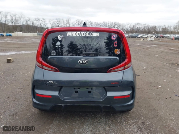2020 Kia Soul GT-Line with VIN KNDJ63AU1L7078238, listed as a IAAI auction lot 41931330 with 38,484 mi miles. Bid and sale history available at carsss.com. Image 16.
