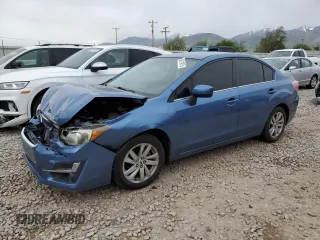 2016 Subaru Impreza Premium z VIN JF1GJAB69GH022082, wystawiony jako Copart lot #56710015 z przebiegiem 42 592 mil mil oraz Szkoda całkowita • Salvage title. Historia ofert i sprzedaży dostępna na DreamBid. Obrazek 1.