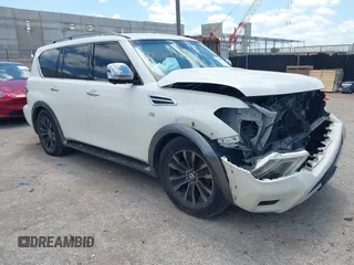 2017 Nissan Armada Platinum with VIN JN8AY2NF2H9300348, listed as a IAAI auction lot 42452193 with Not provided miles and . Bid and sale history available at DreamBid. Image 1.