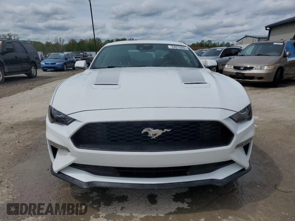 2021 Ford Mustang EcoBoost z VIN 1FA6P8TH7M5141555, wystawiony jako Copart lot #54016865 z przebiegiem 21 548 mil mil oraz Szkoda całkowita • Salvage title. Historia ofert i sprzedaży dostępna na DreamBid. Obrazek 5.