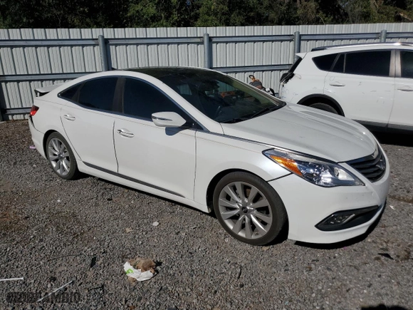 2015 Hyundai Azera Limited with VIN KMHFH4JG8FA453836, listed as a Copart auction lot 87314584 with 121,784 mi miles and Salvage Title. Bid and sale history available at carsss.com. Image 4.