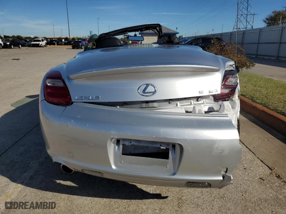 2006 Lexus SC 430 with VIN JTHFN48Y069009149, listed as a Copart auction lot 79968104 with 87,643 mi miles and Salvage Title. Bid and sale history available at carsss.com. Image 6.
