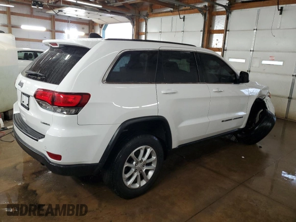2022 Jeep Grand Cherokee WK Laredo X with VIN 1C4RJFAG0NC144754, listed as a Copart auction lot 81122364 with 41,701 mi miles and Salvage Title. Bid and sale history available at carsss.com. Image 3.