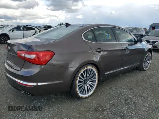 2014 Kia Cadenza Premium with VIN KNALN4D77E5126036, listed as a Copart auction lot 49082195 with Not Provided miles and Clean Title. Bid and sale history available at carsss.com. Image 3.