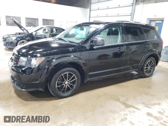 2017 Dodge Journey SE z VIN 3C4PDCAB6HT582608, wystawiony jako Copart lot #59996055 z przebiegiem 170 742 mil mil oraz Czysty tytuł • Clean title. Historia ofert i sprzedaży dostępna na DreamBid. Obrazek 1.