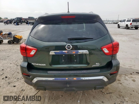 2018 Nissan Pathfinder SL with VIN 5N1DR2MN3JC606400, listed as a Copart auction lot 57350325 with 114,167 mi miles and Salvage title. Bid and sale history available at DreamBid. Image 6.