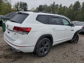 2021 Volkswagen Atlas SE with VIN 1V2RR2CA3MC609521, listed as a Copart auction lot 55945695 with 38,874 mi miles and Salvage title. Bid and sale history available at DreamBid. Image 3.