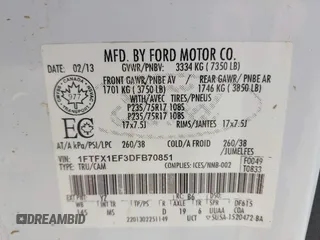 2013 Ford F-150 XL с VIN 1FTFX1EF3DFB70851, выставлен на аукционе IAAI как лот 42067353 с пробегом 150 304 миль миль и . История ставок и продаж доступна на DreamBid. Изображение 9.