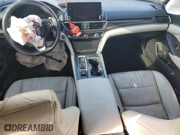 2020 Honda Accord Touring z VIN 1HGCV3F95LA017866, wystawiony jako Copart lot #43409605 z przebiegiem Nie podano mil oraz Szkoda całkowita • Salvage title. Historia ofert i sprzedaży dostępna na DreamBid. Obrazek 8.