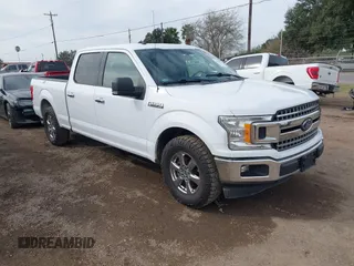 2018 Ford F-150 XL with VIN 1FTEW1C51JKD54617, listed as a IAAI auction lot 41369955 with 152,250 mi miles. Bid and sale history available at carsss.com. Image 1.