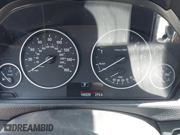 2014 BMW 3 Series 328d xDrive with VIN WBA3D5C55EKX96307, listed as a IAAI auction lot 42533740 with 169,229 mi miles and . Bid and sale history available at DreamBid. Image 7.