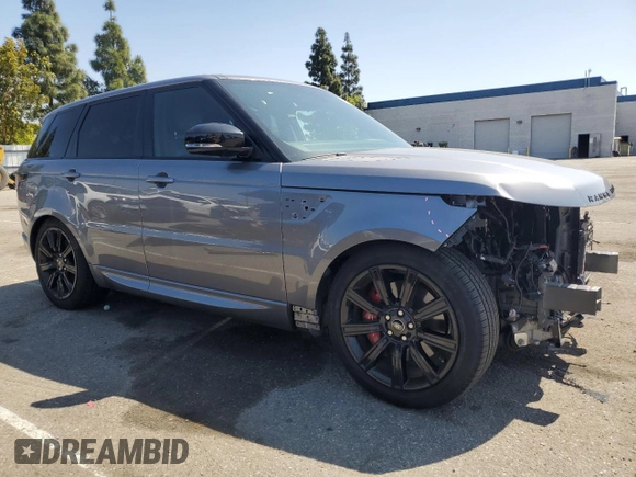 2022 Land Rover Range Rover Sport HSE Dynamic with VIN SALWR2SEXNA234421, listed as a Copart auction lot 55528695 with 35,828 mi miles and Salvage Title. Bid and sale history available at DreamBid. Image 4.
