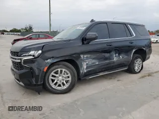 2023 Chevrolet Tahoe LS with VIN 1GNSCMKD8PR149034, listed as a Copart auction lot 46245545 with 102,333 mi miles and Non repairable. Bid and sale history available at DreamBid. Image 1.